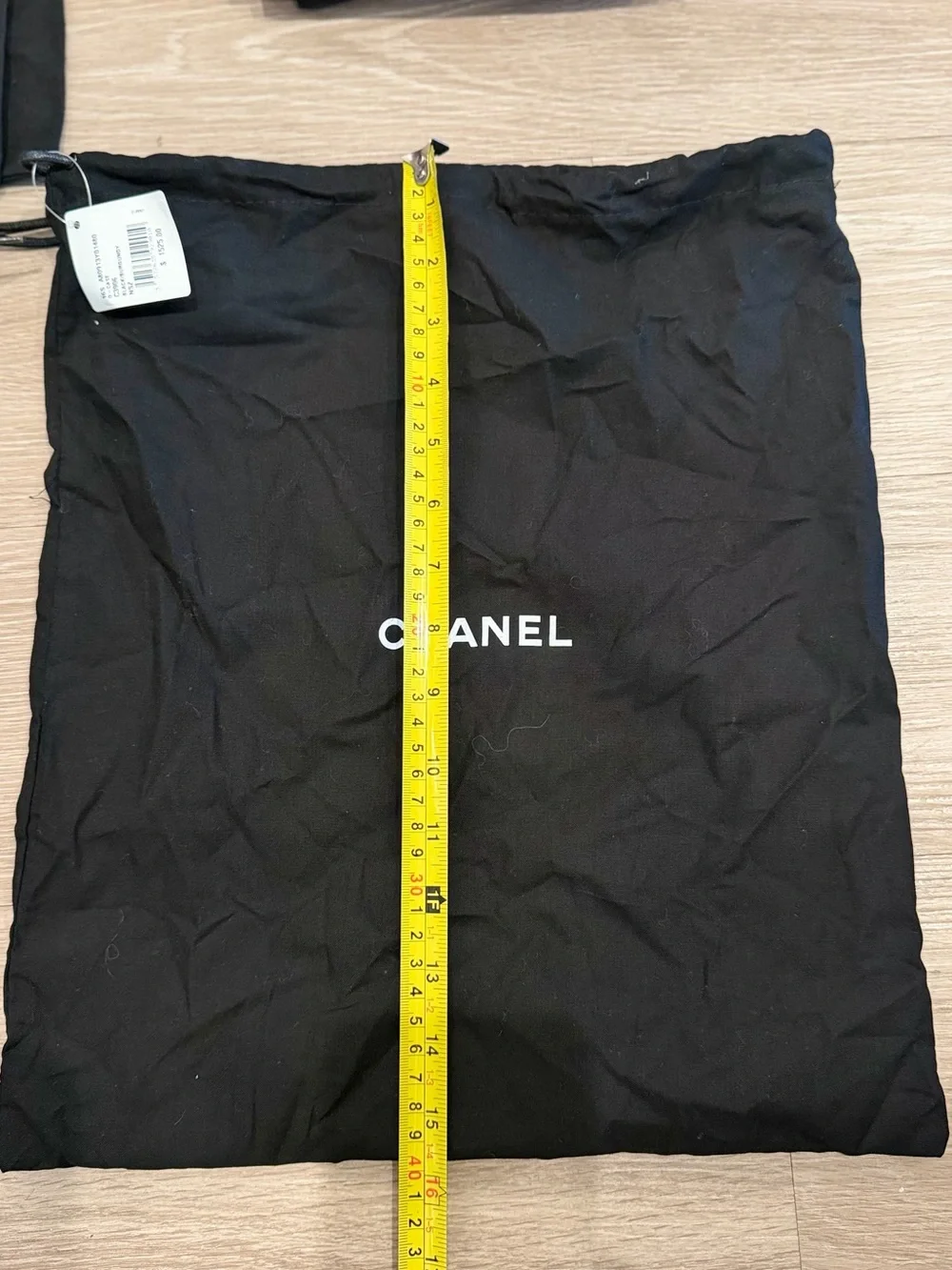 Chanel dusts shoes and hand bags all black bulks assorted sizes 33 total most of